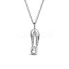 SHEGRACE Sweet Girls Rhodium Plated 925 Sterling Silver Pendant Necklaces JN330A-1