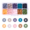 Beadthoven 2100Pcs 10 Colors Handmade Polymer Clay Beads CLAY-BT0001-04-1