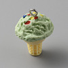 Opaque Resin Imitation Food Pendants RESI-WH0035-44C-1