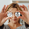 Heart Double-Sided Engraved Stainless Steel Commemorative Decision Maker Coin Set AJEW-GL0002-01E-5