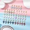 35Pcs 7 Colors Cross Acrylic Pendant Decorations HJEW-JM02775-1