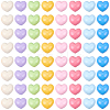 150Pcs Cartoon Opaque Resin Cabochons RESI-SC0036-53-6