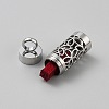316 Surgical Stainless Steel Box Chain Hollow Column Perfume Bottle Pendant Necklaces NJEW-WH0001-29P-B04-2