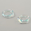 Candy Color Plastic Twist Wave Finger Ring for Women RJEW-WH0004-26A-2