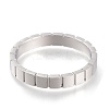 Tarnish Resistant 304 Stainless Steel Finger Rings RJEW-F110-02P-7-2