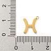 Real 18K Gold Plated PVD Vacuum Plating 304 Stainless Steel Pendants STAS-L278-002G-12-3