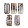 Natural Amethyst Lace Agate Pendants G-A244-10B-1