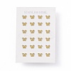 PVD Vacuum Plating 304 Stainless Steel Tiny Hollow Out Butterfly Stud Earrings for Women EJEW-P212-09G-3