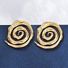 304 Stainless Steel Stud Earrings for Women LS-EJEW-K306-15G-2