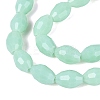 Opaque Solid Color Glass Beads Strands GLAA-N071-01A-C05-3