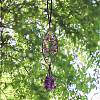 1Pc Natural Amethyst Big Pendant Decotations G-SZ0001-95A-6