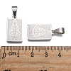 Non-Tarnish 304 Stainless Steel Pendants LS-STAS-M245-22P-3