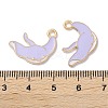 Alloy Enamel Pendants ENAM-O001-08R-G-3