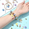 DIY Ice Cream Alloy Enamel & Rondelle Resin European Style Bracelet Making Kits DIY-FS0007-25-8