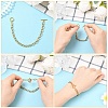 5Pcs 304 Stainless Steel Chain Bracelets BJEW-YW00017-01-5