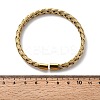 Braided 304 Stainless Steel Cuff Bangles for Women BJEW-A067-07G-5