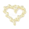 Rack Plating Alloy Crystal Rhinestone Pendants PALLOY-F018-16G-02-1