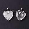 Natural Quartz Crystal Pendants X-G-G956-B56-FF-2