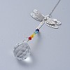 Crystals Chandelier Suncatchers Prisms Chakra Hanging Pendant LS-AJEW-I040-15P-4