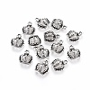 Tibetan Style Alloy Crown Charms LS-EBB054Y-NF-1