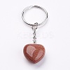 Synthetic Goldstone Keychain KEYC-F019-02F-2