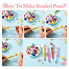8Pcs Star Sequin Ball-Point Pen FIND-TA0006-15C-5