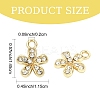20Pcs Rack Plating Alloy Rhinestone Charms FIND-YW0010-20-3