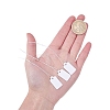 White Rectangle Jewelry Price Tags LS-X-TOOL-C003-02-3