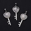 Natural Quartz Crystal Pendants G-I321-06P-18-2