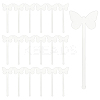 24Pcs Transparent Acrylic Stirring Rods AJEW-FG0003-15B-1