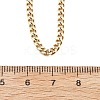 3.5MM 304 Stainless Steel Curb Chain Necklaces NJEW-T016-10G-5