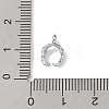 Non-Tarnish 304 Stainless Steel Ice Pick Pinch Bails STAS-Z058-01P-03-3