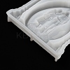 Valentine's Day Couple Sand Glass Shape Display Decoration DIY Silicone Statue Mold LS-DIY-K072-03-6