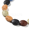 Natural Lava Rock Dyed Beads Strands G-H311-01-05-4