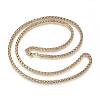 304 Stainless Steel Wheat Chain Necklaces NJEW-D285-14G-1