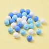 30Pcs 3 Colors Silicone Beads Round Rubber Bead 15MM Loose Spacer Beads for DIY Supplies Jewelry Keychain Making SIL-FS0001-01D-6