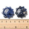 Natural Sodalite Carved Healing Sun Figurines DJEW-D012-04F-3