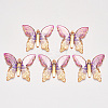 Transparent Acrylic Pendants LS-X-TACR-R140-06F-1