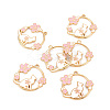 Eco-Friendly Alloy Enamel Pendants LS-ENAM-T011-60-NR-1