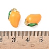 Brass Enamel Pendants KK-L256-44G-03-3
