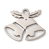 Non-Tarnish Christmas 201 Stainless Steel Charms LS-STAS-D053-06P-1