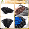 Pleated Gauze Yarn Flower Bouquets Wrapping Packaging DIY-WH0502-63-4