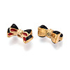 Ion Plating(IP) 304 Stainless Steel Enamel Beads STAS-N114-23B-G-2