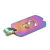Ion Plating(IP) 304 Stainless Steel Pendants STAS-O127-A03-3