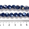 Opaque Glass Beads Stands EGLA-A035-P8mm-B09-4