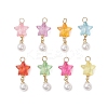 Transparent Acrylic Pendants PALLOY-JF04765-1