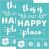 Self-Adhesive Silk Screen Printing Stencil DIY-WH0337-013-1