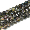 Electroplate Glass Beads Strands EGLA-Q094-A18-1