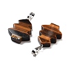 Natural Tiger Eye Pendants G-A203-01G-P-2
