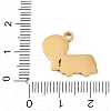 304 Stainless Steel Pendants SA-CBAE30B-03D-G-3